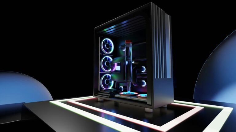 Un super computer come simbolo del hub smart home.